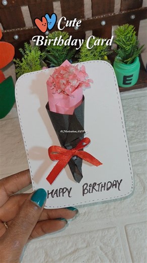 Easy birthday card ideas .#diy #viral #art #short #viralvideo #ytshorts #crafts