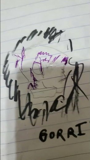 drawing murdoc from gorrilaz