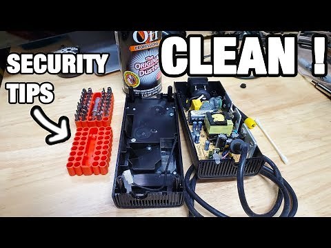 How to Clean Xbox 360 S Slim Black Power Supply