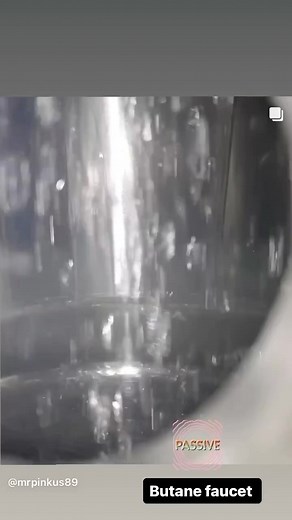 This is what 10 lbs./Min of butane recovery looks like. The first part of the video is showing the bottom of the “cold side” of the heat exchangers. This was hot butane vapor a fraction of a second ago and had been condensed back to liquid. The next part of the video you’re looking at is the liquid butane pouring into the recovery solvent tank. We achieve these recovery rates completely passive using only heating and cooling with no recovery compressors. Speeding up your recovery times and incre
