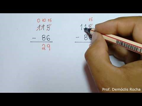 ALGORITMOS PARA SUBTRAÇÃO