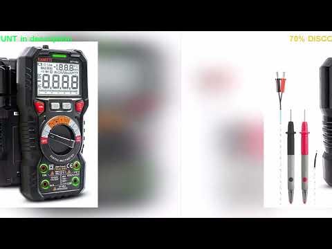 A must-have product! KAIWEETS HT118A Digital Multimeter Ture RMS Auto Range Multimetro 1000V 10A A