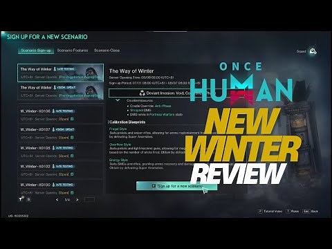 Once Human: New Winter Scenario Breakdown & Review