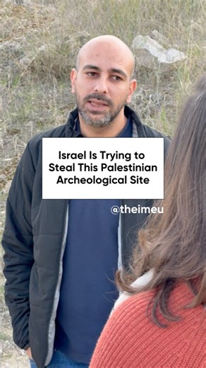 The IMEU on Instagram: "Israel announced plans to steal land in the Palestinian town of Sebastia and take over its historic archeological site. This is Israel’s textbook land theft strategy—and it’s using it to take over the majority of land in the West Bank. #TheIMEU"