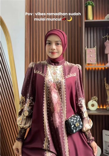Hitungan hari lgi kita bertemu bulan ramadhan🥹❤️ #RamadhanEkstraSeru #inspirasioutfit #gamislebaran #TrenLebaran #outfitlebaran2026