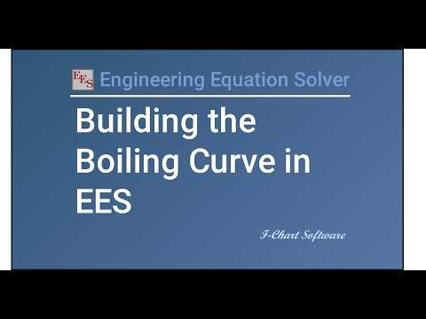 Building a boiling curve in EES