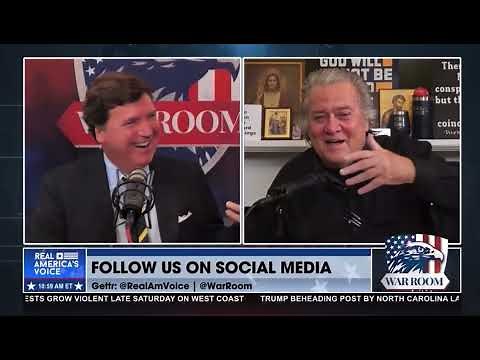 BREAKING: WAR ROOM - STEVE BANNON and TUCKER CARLSON FULL INTERVIEW