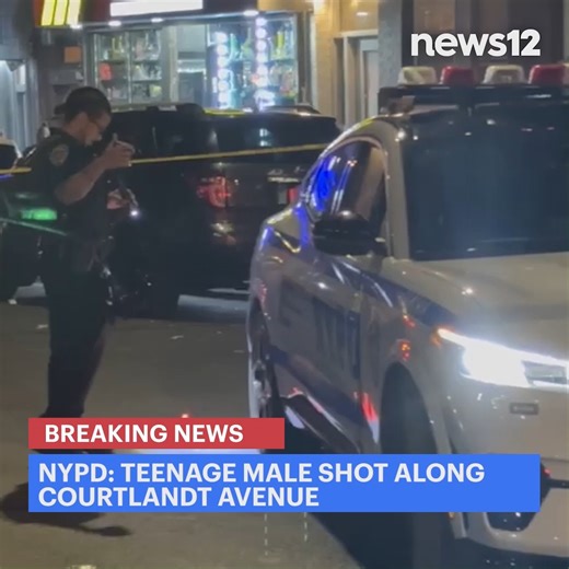 7.6K views · 37 reactions | BREAKING NEWS: Police are investigating a shooting that took place along Courtlandt Avenue. Police say a 14-year-old boy was shot in the incident. Stay tuned with News 12 for more on this developing story. https://bronx.news12.com/nypd-14-year-old-shot-in-the-bronx | News 12 The Bronx | Facebook
