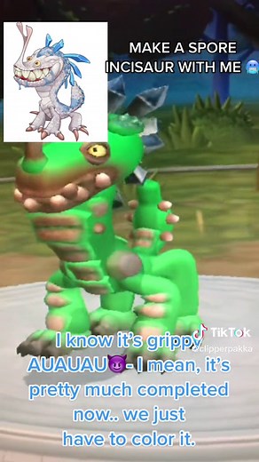 Creating a Spore Monster: Incisaur Evolution Adventure