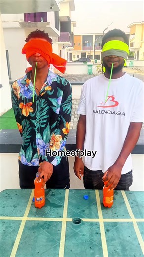 Exciting Blindfolded Drinking Game Challenge