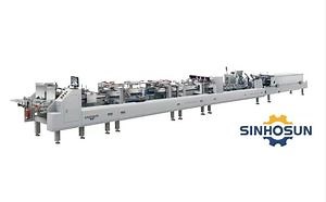 [Hot Item] Cardboard Corrugated Board Folder Gluer with 4/6 Corner Crash Lock Bottom Box Medical Box