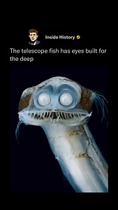 4.5M views · 1K reactions | The telescope fish is a deep-sea predator...
