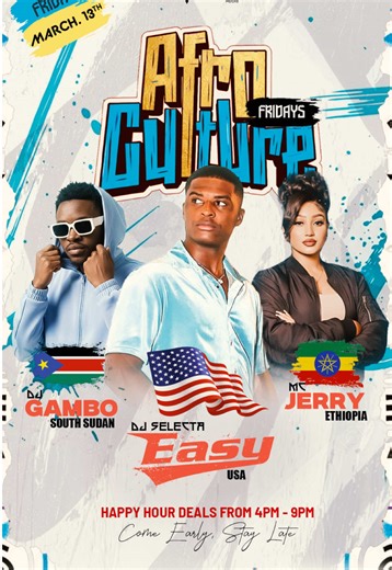 Afro Culture Friday is back 🌍🔥 Featuring international vibes with DJ Selecta from the USA 🇺🇸 and DJ Gambo from South Sudan 🇸🇸 bringing the heat, hosted by our very own MC Jerry 🇪🇹. Expect nothing but pure Afro energy, heavy beats, and a packed dance floor all night. 📍 Location Addis Lounge Bole, Edna Mall — Next to Best Western Hotel In front of Morning Star Building & London Café @Dj Gambo Official @NADI @Mc Jerry 😎 #AfroCultureFriday #LocationAddis #AddisNightlife #BoleNights