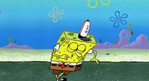 😎 #spongebob #walk #dance #fyp #tiktok #foryoupage #lol #90skids #nickelodeon #trending #🤣🤣🤣