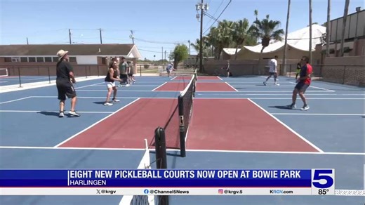 Harlingen opens outdoor pickleball courts