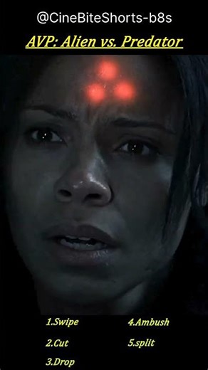 Alien vs. Predator (2004) - Predator's Spear Strike Kills Alien Instantly