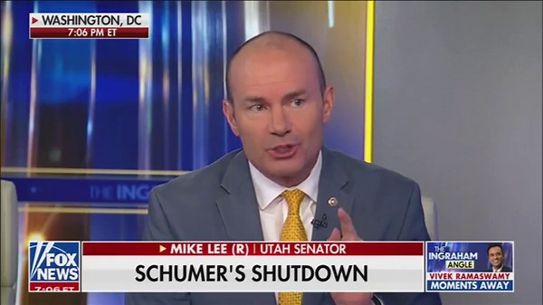 Sen. Mike Lee: Schumer Shutdown Boils Down To Terrible Policies And Relitigating Legislative Battles