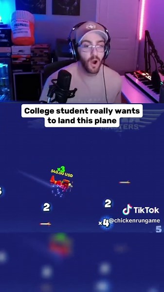 College Student's Hilarious Attempt at Landing a Plane