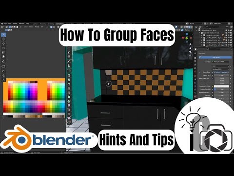 Blender - How To Group Faces