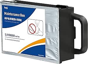 HEG SJMB6000/6500 Maintenance Box C33S021501 for Colorworks CW-C6000A CW-C6000P CW-6030A CW-6030P CW-C6500A C6500au CW-C6500P Series Inkjet Lable Printer(1 Pack)