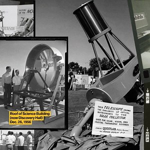 Did you know that ASU's solar portfolio is the largest of any university in the U.S., and perhaps the world? ☀️ Solar energy's roots in the valley and at ASU date back to the 1950s. But it wasn't until the 1990s that the U.S. got its first solar photovoltaic testing laboratory — right here at ASU, in the heart of the Valley of the Sun. Today, ASU continues to make breakthroughs in solar cell efficiency, which brings down the cost of solar energy. We are definitely #SunDevils! | Arizona State Uni