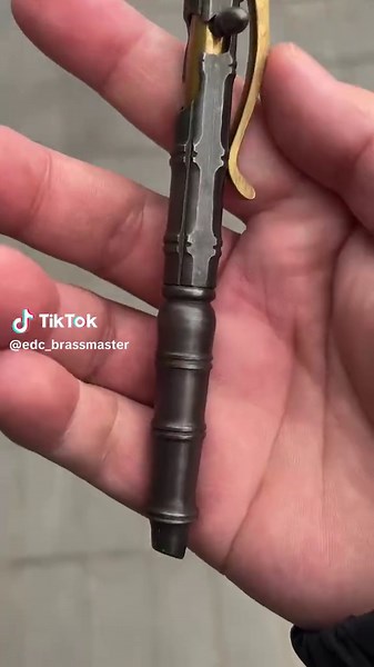 cool edc brass pen #edcgear #brasspen