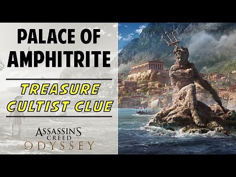 Palace of Amphitrite, North of Thera | Cultist Clue & Loot Treasure Location | AC ODYSSEY