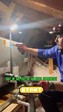 Day in the life of an HVAC Apprentice- AC Cleaning & Tune Up