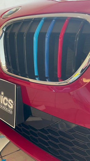 Personalizado de parrilla en bmw😮‍💨 #carwrapping #carwrap #bgraphics #fyp #monterrey