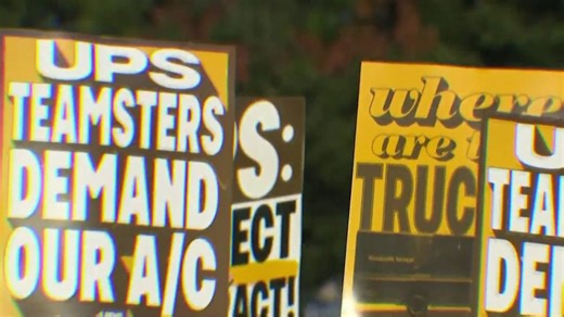 UPS union workers rally outside McKinney facility, demanding improved heat safety