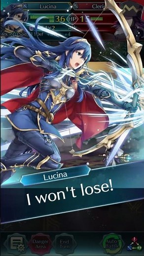 Legendary Lucina Critical Quotes - Fire Emblem Heroes #Shorts #Nintendo #FireEmblem