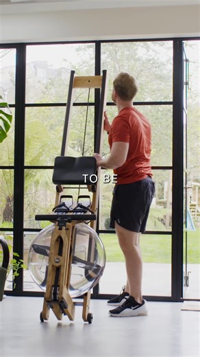 2.5K views · 15 reactions | A rowing machine perfectly designed to fit into your living room ✨ Listen to the WaterRower inventor, John Duke on why the practicality of the WaterRower was so important to him  #WATERROWER #JohnDuke #Heritage #PracticalRowingMachine #IndoorRowing #FitnessDesigned #BehindTheWaterRower | WATERROWER | Facebook