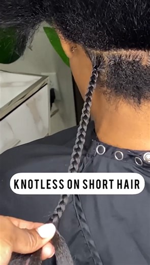 Knotless Braids on Short Hair – Easy & Chic