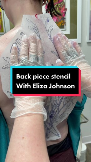 Do you plan on getting a back piece? Let us know in the comments! #backtattoo #tattoos #tattootiktok #tattooartist #femaletattooartist #fypシ #viral
