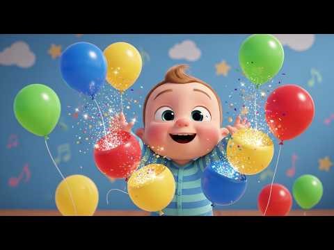 Baby Balloon Pop 🎈 Fun & Interactive Nursery Rhyme for Babies, Toddlers & Kids 🎶
