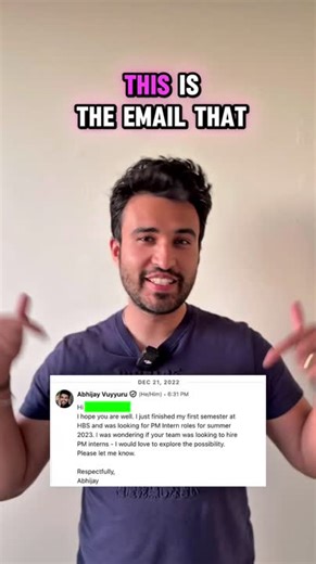 How I landed a summer internship with a cold email | Abhijay Vuyyuru posted on the topic | LinkedIn