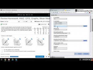 StatCrunch: Scatter Plot