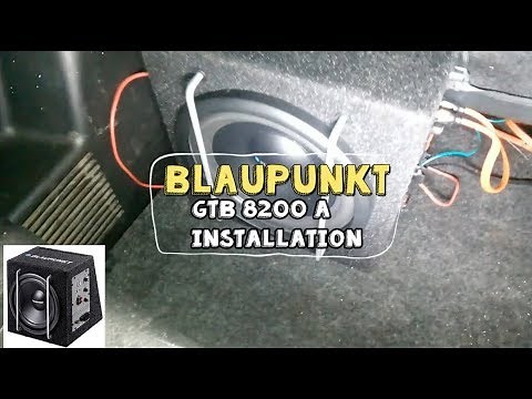 Blaupunkt GTb 8200 A Installation on a Suzuki Swift