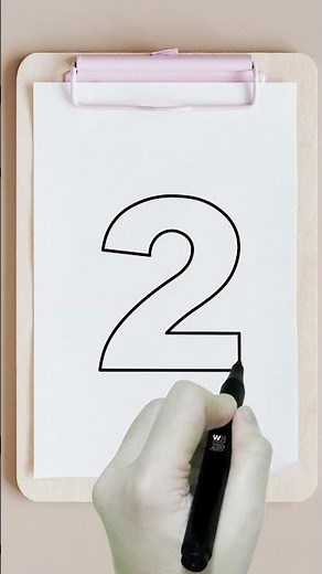 How to Draw 3D Number 2: Easy Step-by-Step Tutorial