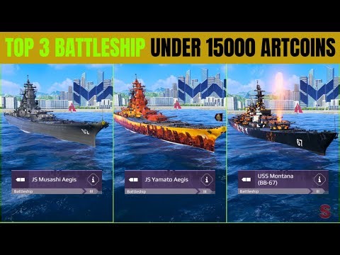 JS Musashi Aegis Vs USS Montana Vs JS Yamato Aegis | Best Battleship in Modern Warships