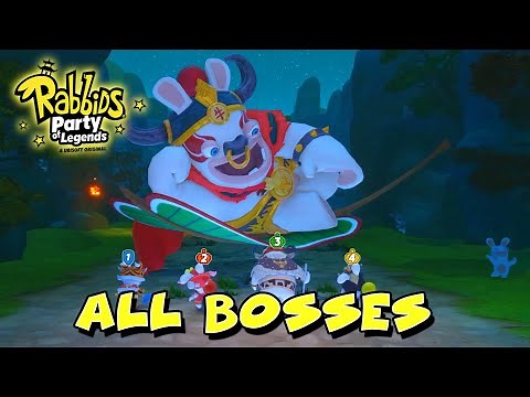 Rabbids: Party of Legends All Bosses + Final Boss (PS4)