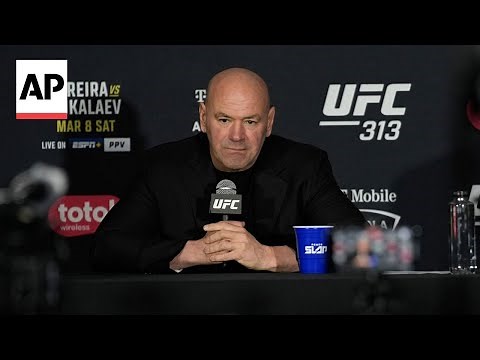 Dana White gets in heated exchange with reporter over Muhammad Ali Act questions