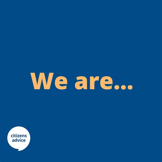 We are… ✅ here to help the community ✅ progressive and inclusive ✅ powered by volunteers ✅ life-changing #WeAreCitizensAdvice #85YearsOfThePeoplesChampion | Citizens Advice