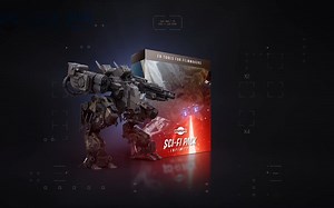 600种4K巨型宇宙飞船机甲机器人无人机激光视频素材 Bigfilms SCI-FI Infinity Pack