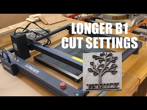 Longer B1 Laser Wood Cut Settings