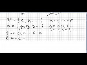 Linear Algebra 122, Subspaces of Vector Spaces, examples