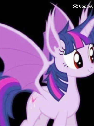 Twilight Sparkle + Echo The Bat Pony =