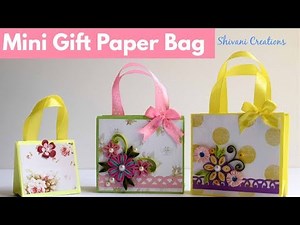 How to make Paper Bag/ Mini Gift Paper Bags