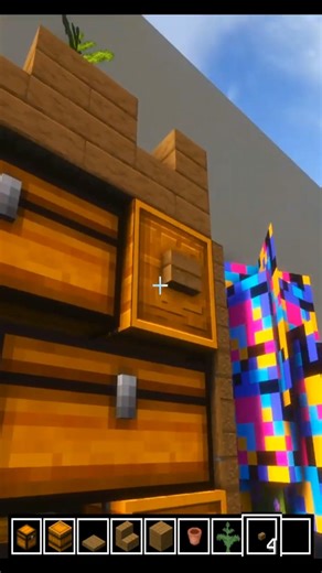 2 Furniture Hacks🤡 in Minecraft #minecraft #shorts