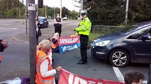 Anger as climate protesters block London's M25 motorway again